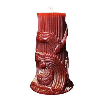 Gilded Drip Column Candle