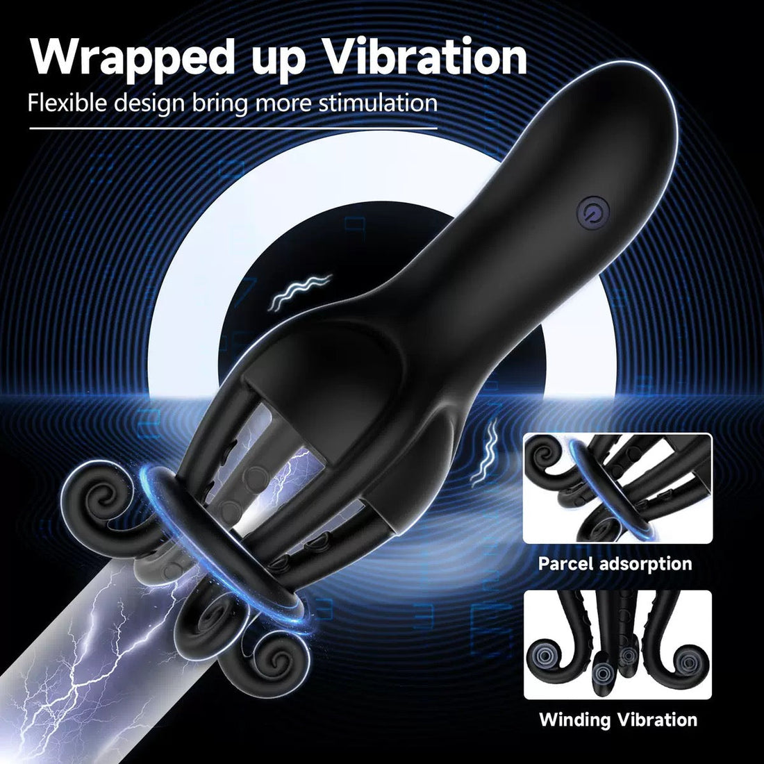 Octopus Vibrating Cock Massager